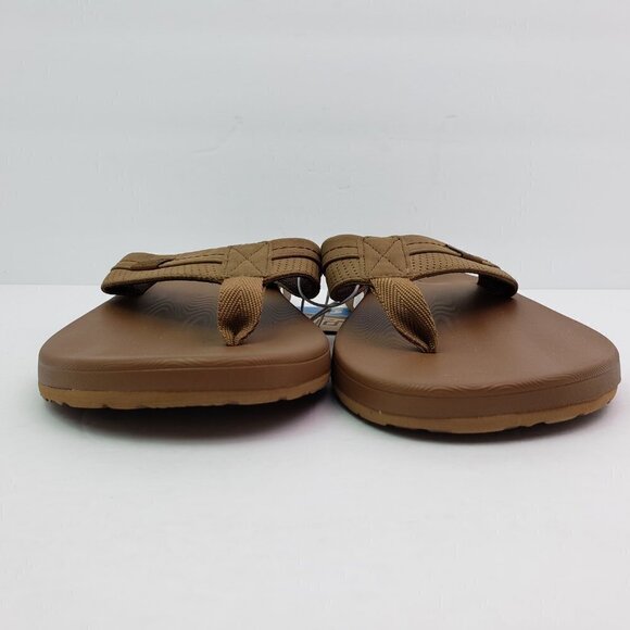 NEW Flojos Mens Size 9 Tan Slip On Cushion Comfort Thong Flip Flop Sandals main image 7
